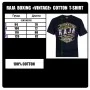 Raja Boxing "Tiger" Футболка Тайский Бокс Хлопок Черная